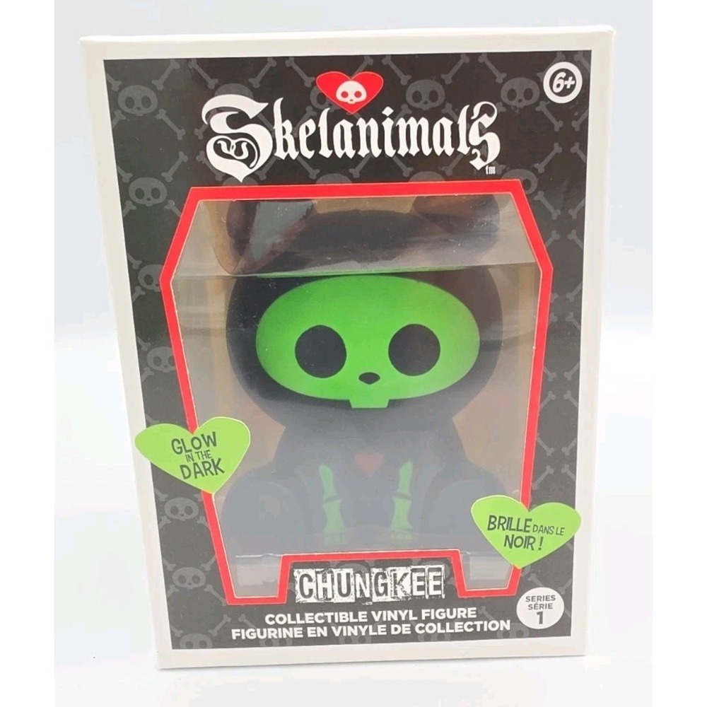 Skelanimals Chungkee Vinyl Figure Glow in the Dark Series 1 Kit SCLA23-01 2025